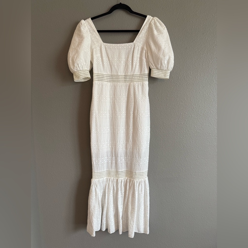 OPT Whte Eyelet Dress